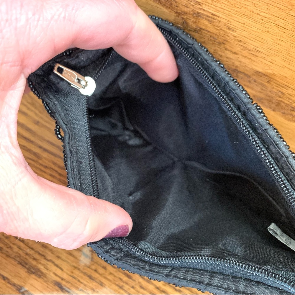 Mod Beaded Circle Patterned Wallet - image 4